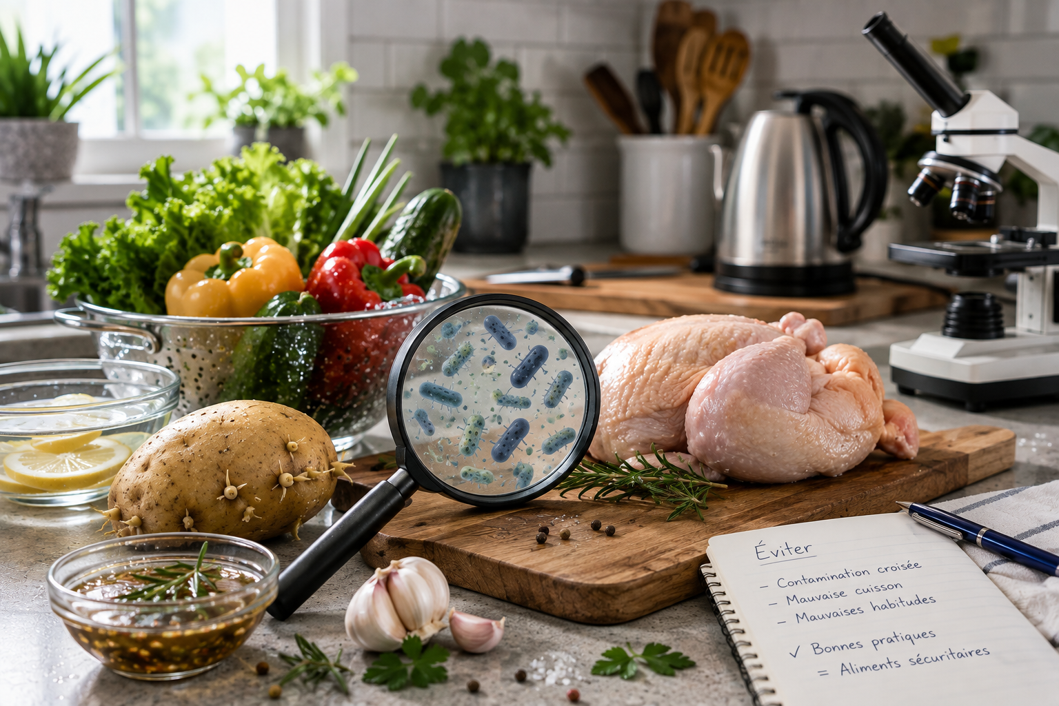 Microbiologie alimentaire à la maison : mythes, pratiques et croyances passées au microscope